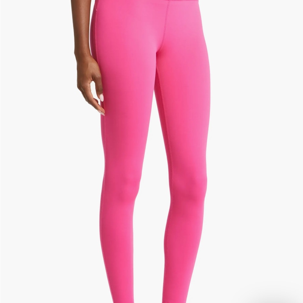 Beyond Yoga Pink High-Rise Leggings Space Dye Pink